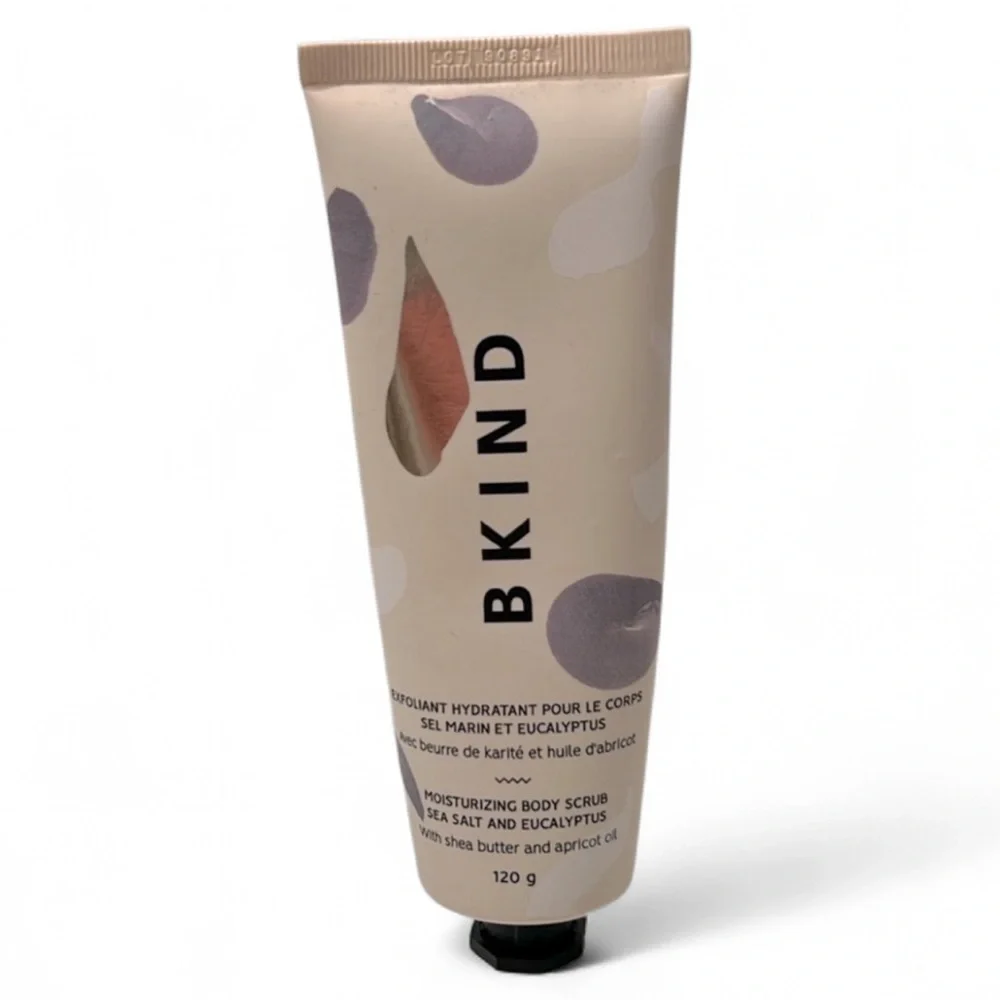 BKIND Sea Salt Eucalyptus Moisturizing Body Scrub 120g NWT